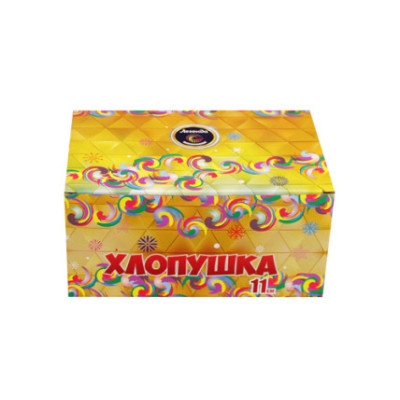 Пружинная хлопушка 11см с конфетти и серпантином Пружинная хлопушка 11см с конфетти и серпантином